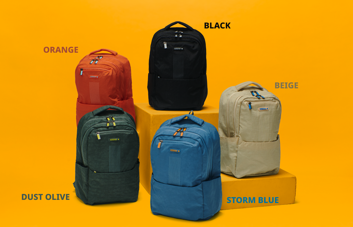 カラーバリエーション:Black/Orange/DustOlive/StormBlue/Beige