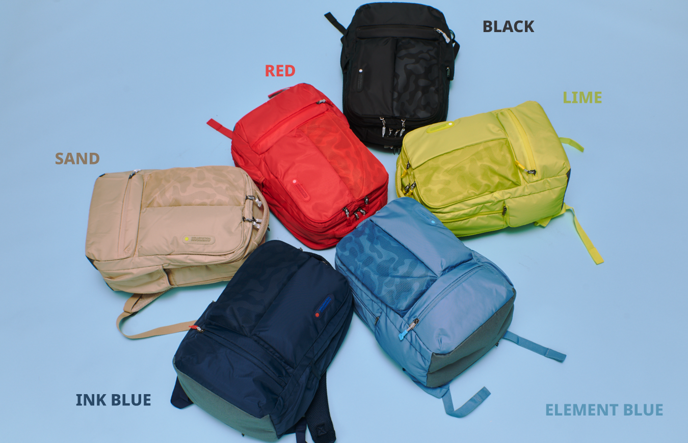 カラーバリエーション:Sand/Red/Black/Lime/ElementBlue/InkBlue